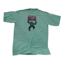 1980’S Marvel Comics Incroyable Hulk Vert Clair Simple Couture T-Shirt L - $71.22