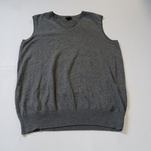 H&M RN#0101255 Men's Gray V-Neck Cotton Pullover Vest Size Medium image 9