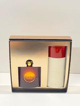 Yves Saint Laurent Opium in 2pcs Gift Set for Women 3oz EDP Spray + 6.6o... - £158.87 GBP