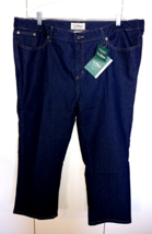 L.L. B EAN Ladies Slimming Cropped JEANS-20W REG.-NWT-COTTON/POLY/SPAND. - $20.57