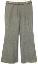 Express Design Studio Womens Brown Herringbone Wool Blend Lined Pants Size 6 - £7.83 GBP