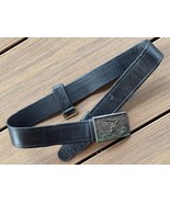 INDIAN WARS, M1874, WAIST BELT PLATE, BUCKLE, AND MAKER MARKED LEATHER BELT - $4,318.18 MXN