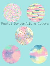 Pastel Dexcom G7/Libre CGM Covers, Style Pack of 5 - $12.99