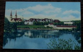 Vintage Color Tone Postcard, Gonzaga University, St. Aloysius Church, Spokane - £3.12 GBP