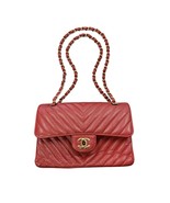 Chanel Purse Classic flap medium - 25cm chevron lambskin 470535 - $5,612.15 CAD