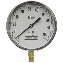 Versa V4301YEQ4 Pressure Dry Gauge 4-1/2&quot; 0-105 kg/cm² LM 4-1/2&quot; Face 4-... - $3,287.72 MXN