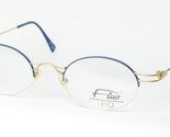 Flair EyeQ 829 03 Blu/Oro Unico Occhiali da Sole Montatura 45-20-135mm G... - $96.03