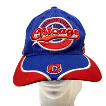 Windy City Chicago Mens 3D Embroidered Ball Cap Adjustable Red White Blue - £9.00 GBP