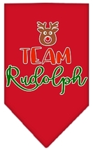 Team Rudolph Screen Print Bandana Red Small - £9.06 GBP