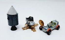 Micro Machines Apollo Vehicle Lot (3) Lunar Module Rover Capsule Space Moon VTG - $11.17