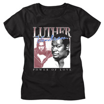 Luther Vandross Power of Love Women&#39;s T Shirt R&amp;B Soul Singer Concert Tour - £21.60 GBP+
