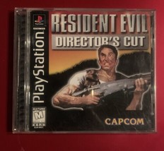 Resident Evil Director&#39;s Cut PlayStation 1/ PS1 Single Disc Black Label Rare  - £88.55 GBP