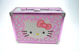 Sanrio Hello Kitty Special Edition Cosmetic Makeup Travel Case Rhinestones - £12.58 GBP