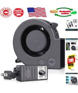 High Airflow Dual-Ball Blower Fan 97x33mm for Inflatables &amp; Electronics - $664.49 MXN