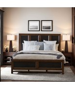 Denver Modern Gray Wood King Bed: Stylish Bedroom Furniture - $14,041.09 MXN