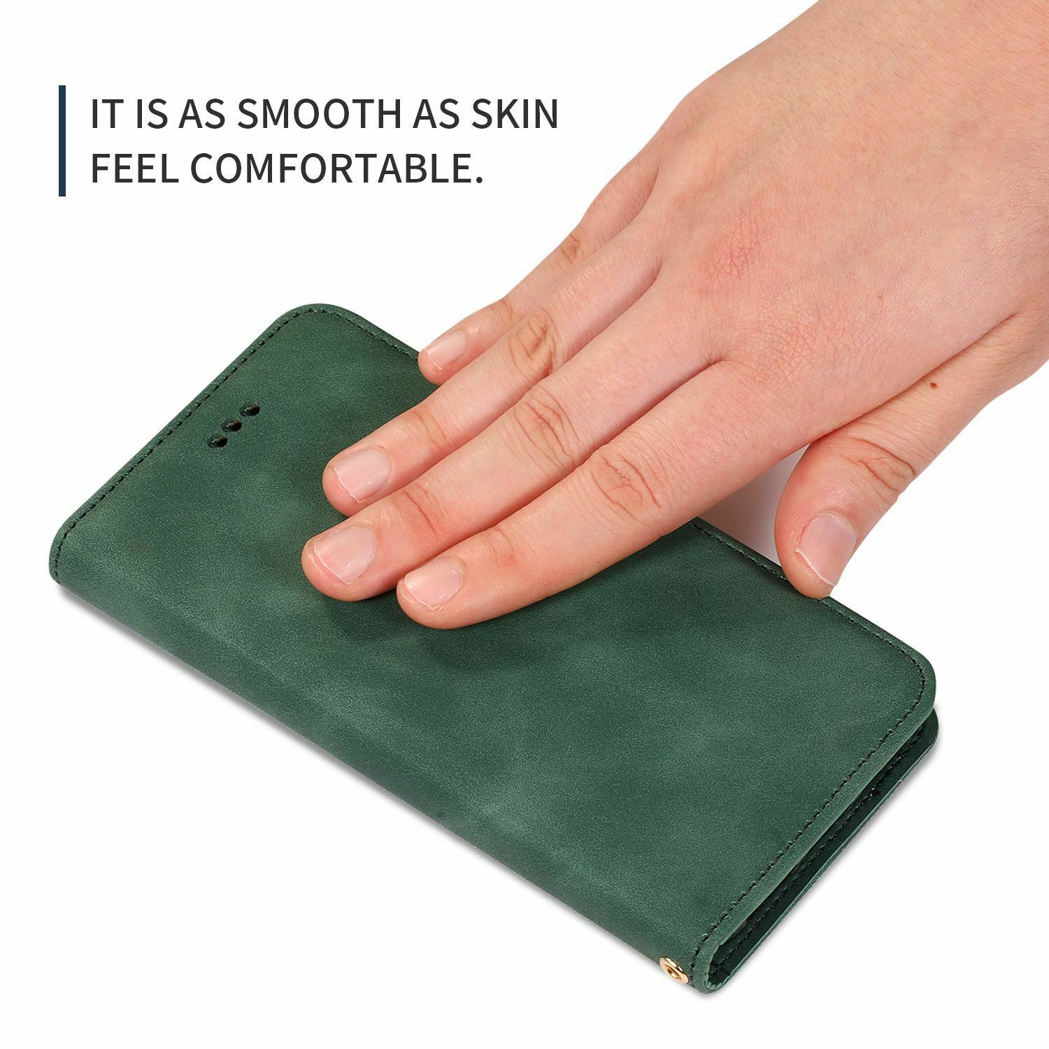 K4) Leather wallet FLIP MAGNETIC BACK cover Case for LG PHONE MODELS