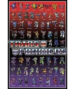 Transformers Poster Autobots Decepticons All Characters The - $1,663.43 MXN