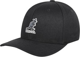 Kangol 5128BC Unisex 3D Wool Flexfit Baseball Cap Black S/M Hat - $39.99