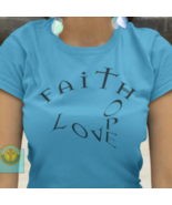 Bella &amp; Canvas Short Sleeve Tee &quot;Faith Hope Love&quot; - $407.90 MXN+