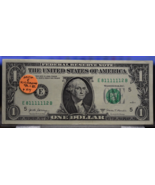 2017A  $1.00 FANCY NOTE  BINARY  99.10% EXTREMELY  COOL LOOK E81111112B ... - £47.59 GBP