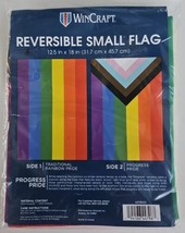 Progress Pride-Gay-Small Garden/Yard Flag 12.5x18 Inch Double Sided-NEW- LGBTQ - £7.13 GBP