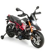 12V Kids Ride-On Motorcycle Aprilia Licensed with Sounds and Music-Red -... - $257.89 CAD