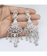 Moda Colgante de Circonita Pendientes Chapado en Oro - €20,10 EUR