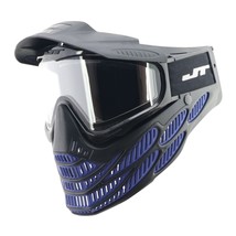 New JT Flex 8 Spectra Thermal Paintball Goggles Mask - Black/Blue - £67.69 GBP