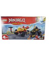 LEGO 71789 Ninjago Kai and Ras&#39;s Car Bike Battle 103 Piece Starter Set A... - £15.61 GBP