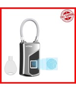 Smart Biometric Fingerprint Padlock - Waterproof &amp; USB Rechargeable, Key... - $788.74 MXN