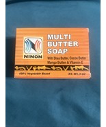 1 Pack of Ninon Multi Butter Soap Bar Shea, Cocoa, Mango Butter w/ Vitam... - $9.89
