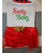 WOOF PET SANTA BABY CHRISTMAS DRESS SIZE XL NEW - $20.46