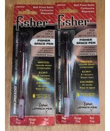 Two (2) Fisher Space Pen SPR Series Red Ink / Fine Point Refills #SPR2F ... - $19.79