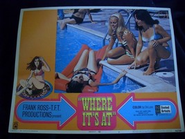 WHERE IT&#39;S AT-1969-11&quot;x14&quot; LOBBY CARD #3-BIKINI GIRLS- VF - £17.06 GBP