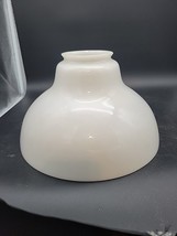 Vtg Lg 12&quot; White Milk Glass Shade Pendant 3&quot; Fitter Medical Industrial 8... - $96.74