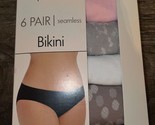 Secret Treasures ~ 6-Pair Women&#39;s Bikini Underwear Panties Polyester (A)... - £12.46 GBP