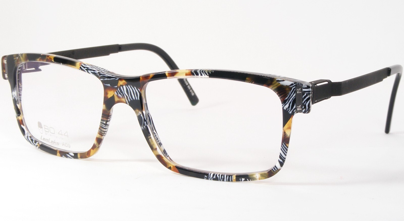 LeaLeks BO44 A09 50 01E Multicolore / Anthracite Unique Rare Lunettes 54... - $155.37