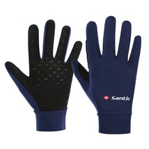 Santic Men&#39;s Cycling Gloves Bike MTB Warm Plus Fleece Cold-proof Touch Screen Bi - £97.92 GBP