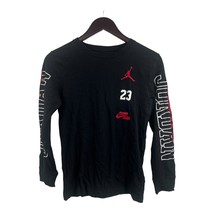 Air Jordan Black Kids Long Sleeve Tee Size 10/12 - £12.15 GBP