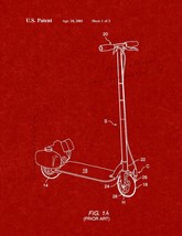 Integral Tire And Disc Brake Assembly For Scooter Utility Vehicle Patent Print - - $7.95+