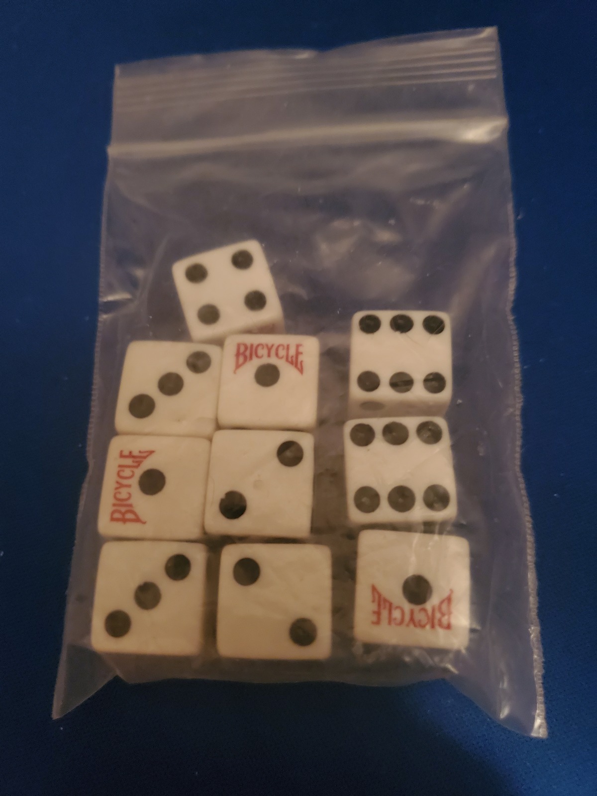  10 Dice Bicycle Die Package  - $9.00