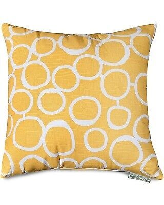Primary image for Majestic Home 85907250044 Fusion Yellow Floor Pillow - 54 x 44 x 12 in.
