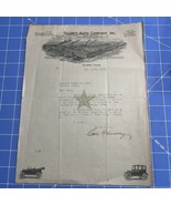 Antique Letter Silsbee Auto Company 1922 Carl Reed Marklay Texas Beaumont - $47.79