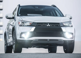 White LED Fog Lamps Driving Light Kit for 2018 2019 Mitsubishi Outlander Sport - £90.15 GBP