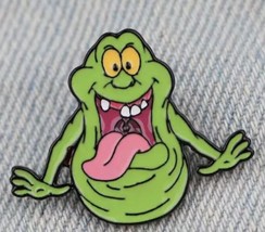 Slimer, ghost mascot from Ghostbusters, Metal Enamel Pin, New - $5.50