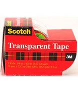 Lot of 2 3M SCOTCH TAPE 2PK 3/4 X250 total 1000 Inches - $8.59