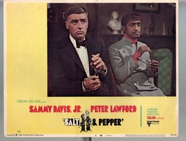 Salt &amp; Pepper-Sammy Davis Jr-Rat Pack-11x14-Color-Lobby Card-Crime-Thriller - £29.97 GBP