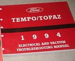1994 MERCURY TOPAZ FORD TEMPO Electrical Wiring Diagram Service Shop Man... - $1.88