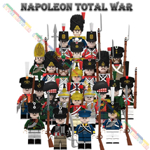 24Pcs Napoleon Total War British Russian French Different Soldiers Minifigures - £31.84 GBP