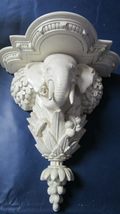 Shelf Sconce SALVAGED Elephant Compatible with Head Ceramic Composite AS is - $62.71
